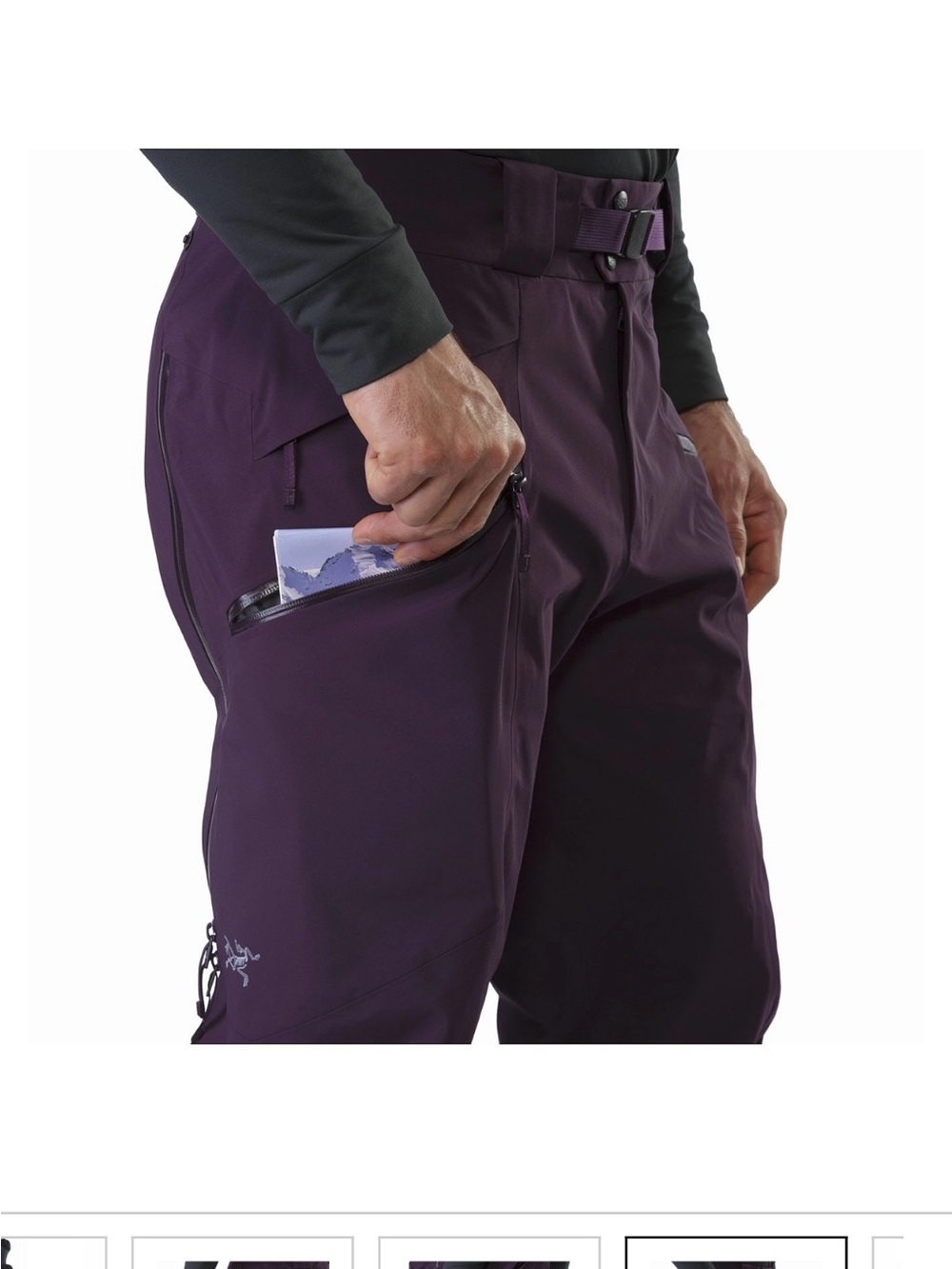 Arc'teryx Ski Trousers Men Sabre Pant Phantom - Picture 4 of 13